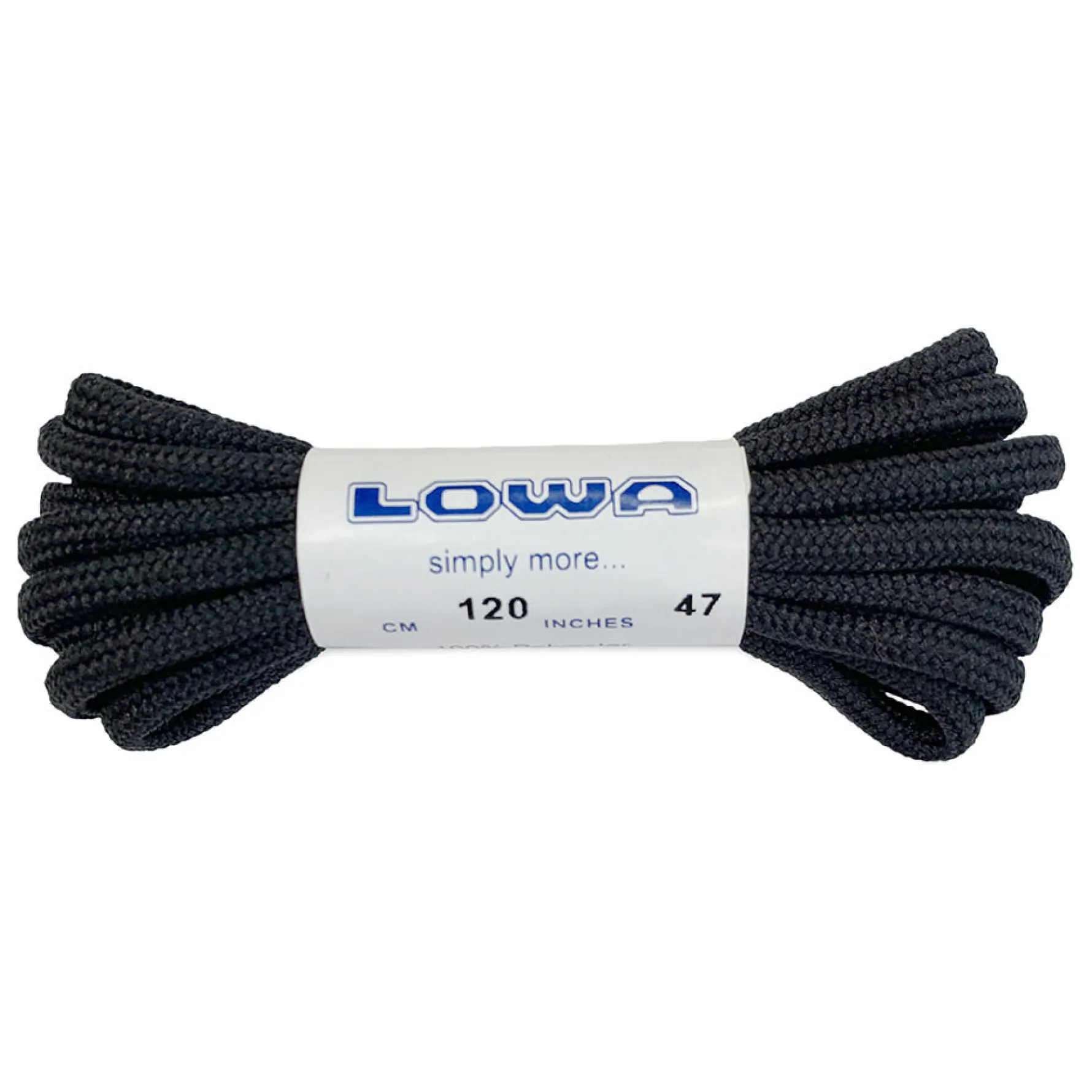 BOOT LACES - BLACK/BLACK